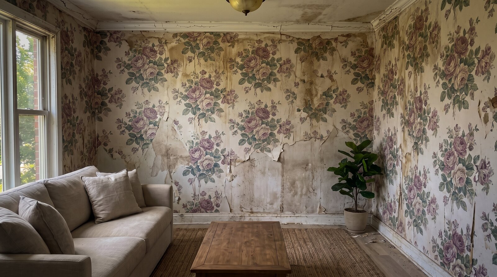 Wohnzimmer vorher